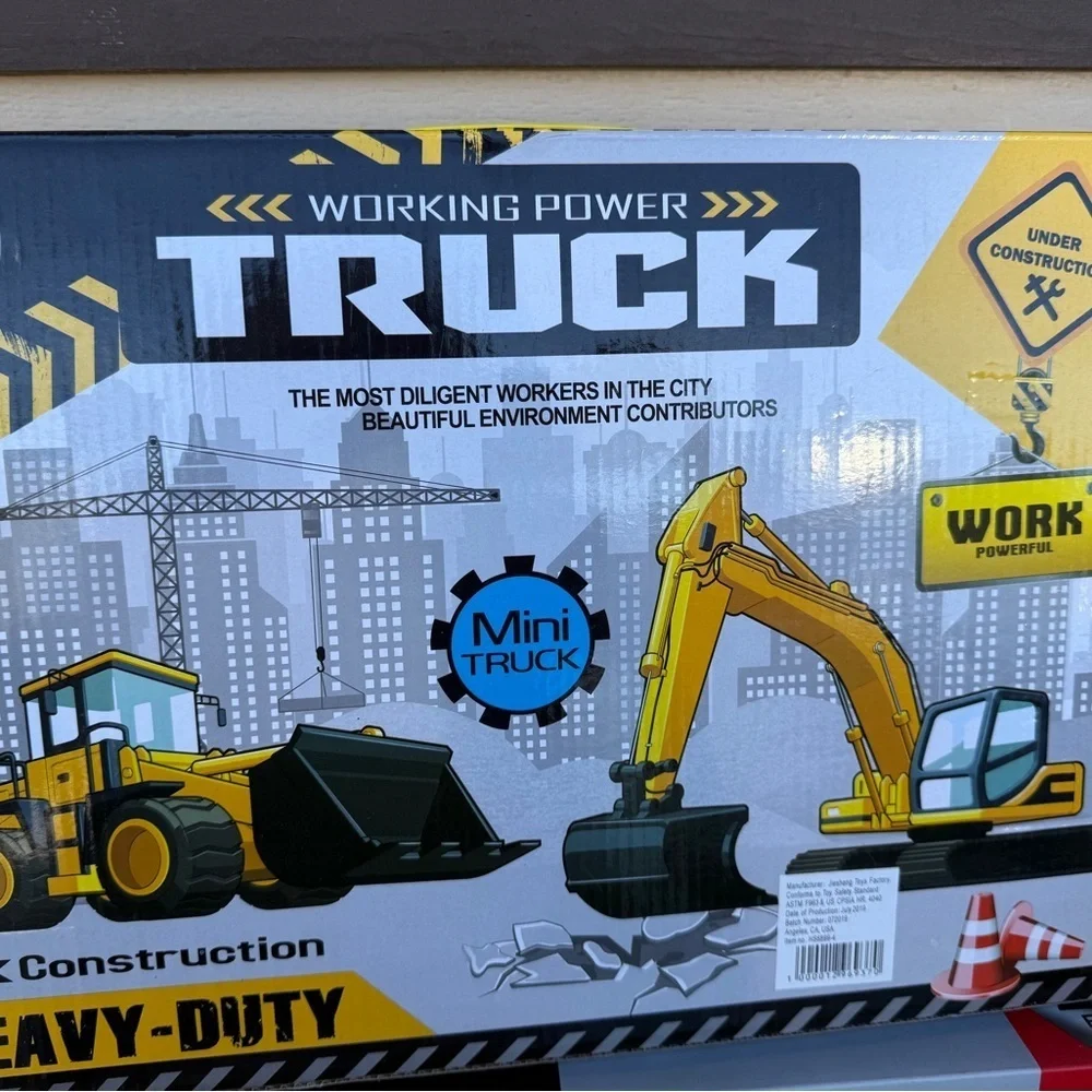 Working Power Construction Truck Set -BRAND NEW Heavy Equipment Mini Trucks